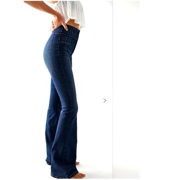 We The Free Jayde Flare Jeans in Night Sky Size 28 - Picture 1 of 8